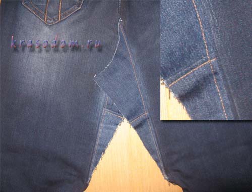 ремонт джинс пошаговое фото22