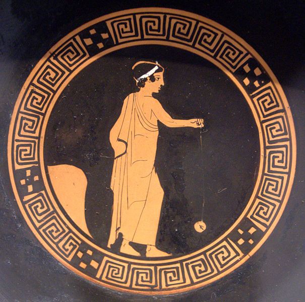 древнее греческое изображение йо-йо